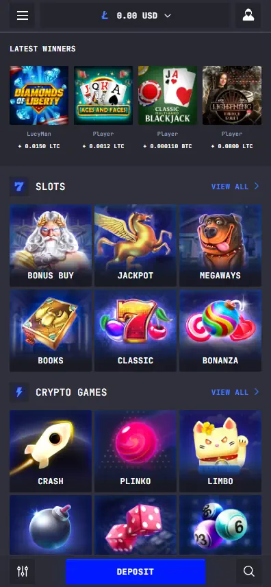 LTC Casino Mobile